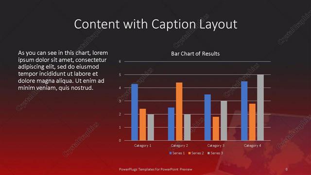 Content with Caption presentation slide layout