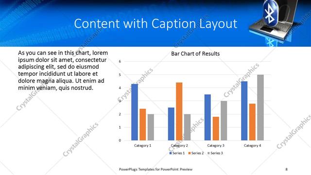Content with Caption presentation slide layout