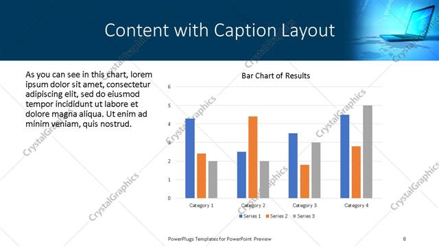 Content with Caption presentation slide layout