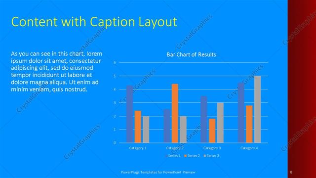 Content with Caption presentation slide layout