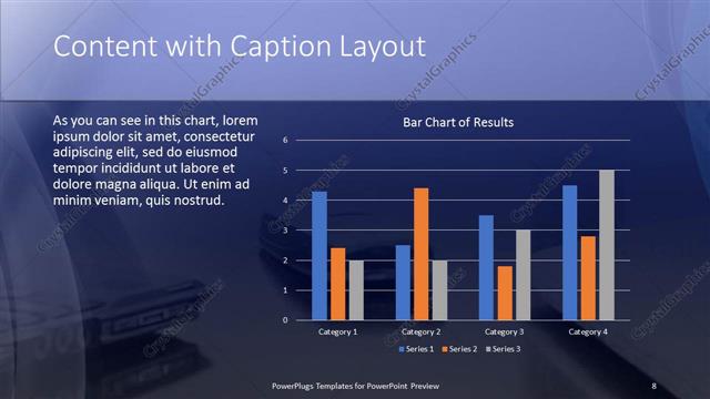 Content with Caption presentation slide layout