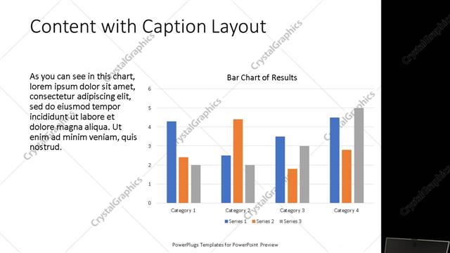 Content with Caption presentation slide layout
