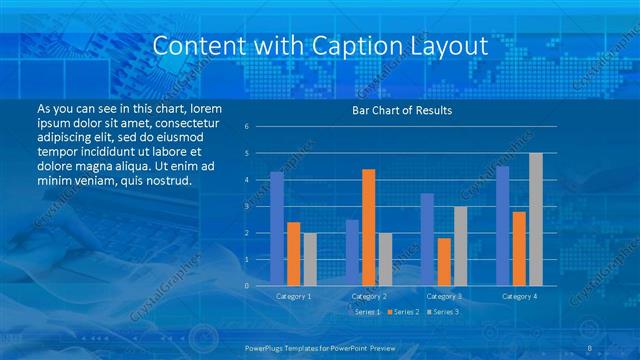Content with Caption presentation slide layout