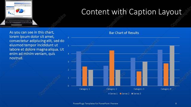 Content with Caption presentation slide layout