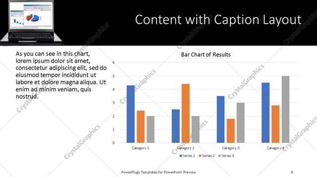 Content with Caption presentation slide layout