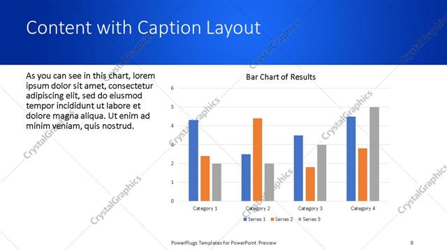 Content with Caption presentation slide layout