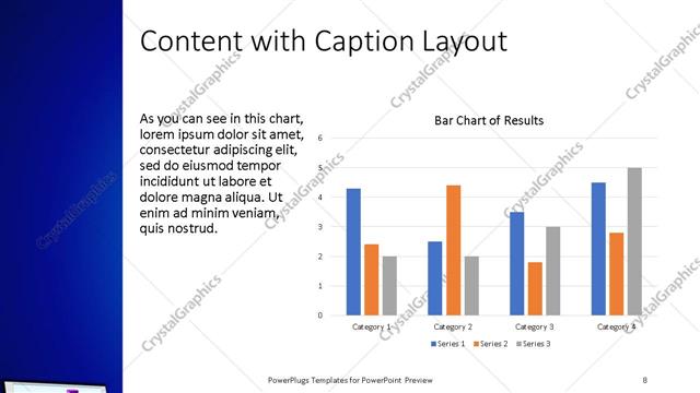 Content with Caption presentation slide layout
