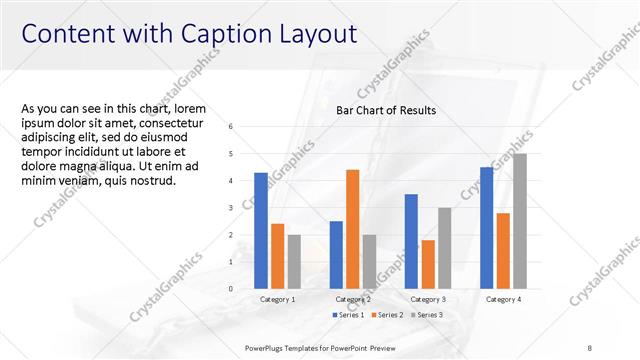 Content with Caption presentation slide layout