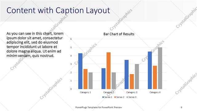 Content with Caption presentation slide layout