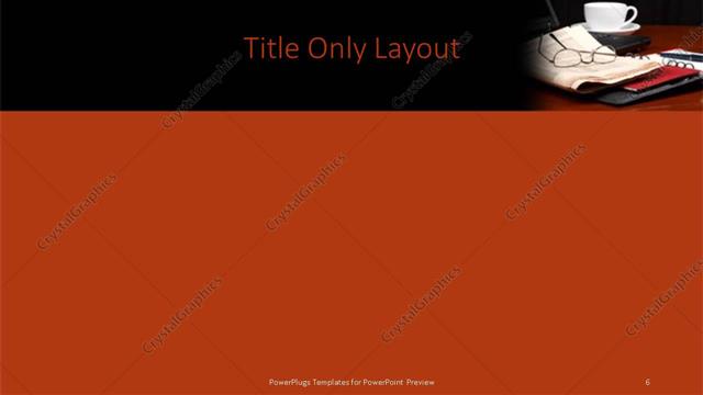 Title Only presentation slide layout