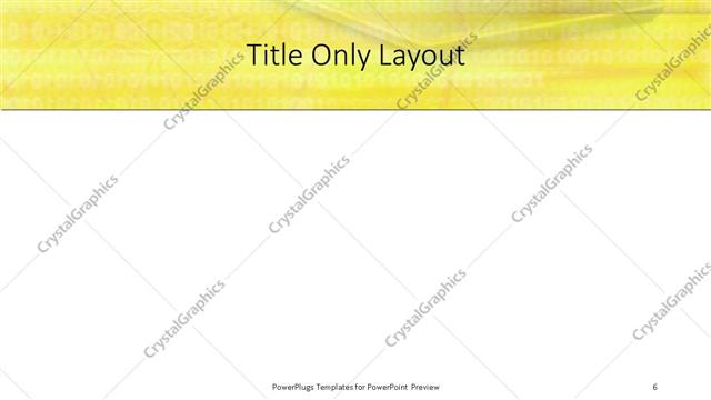 Title Only presentation slide layout