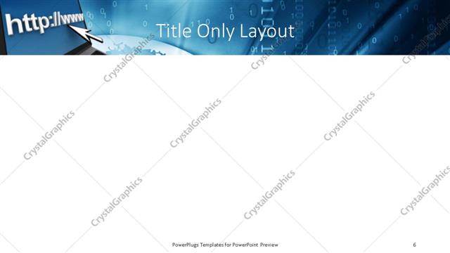 Title Only presentation slide layout