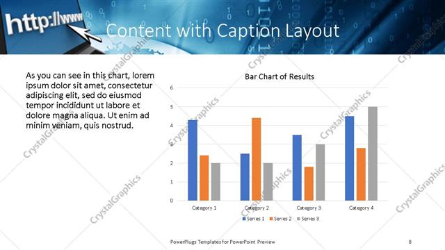 Content with Caption presentation slide layout