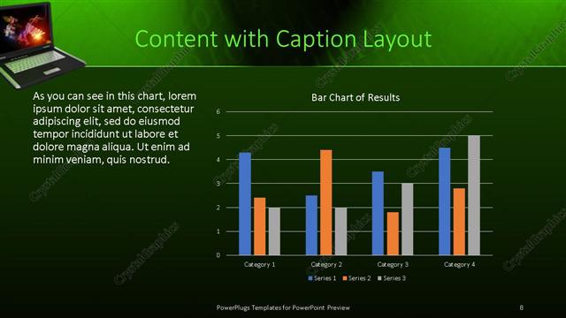 Content with Caption presentation slide layout