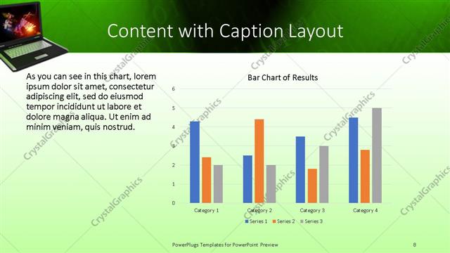 Content with Caption presentation slide layout