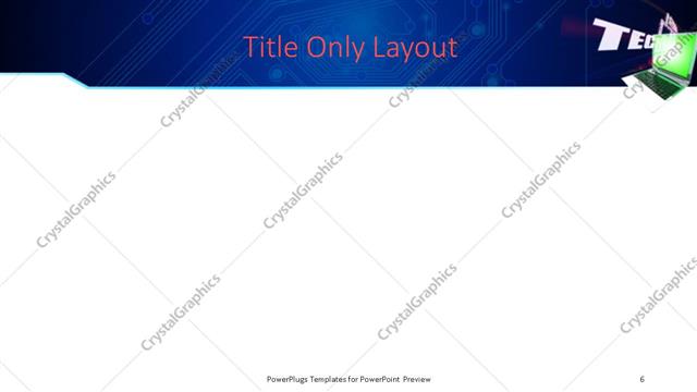 Title Only presentation slide layout