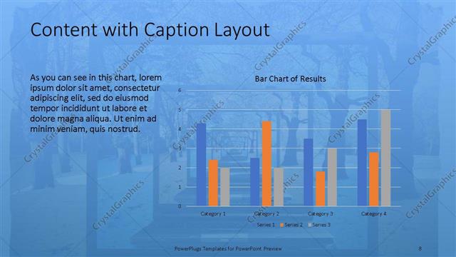 Content with Caption presentation slide layout