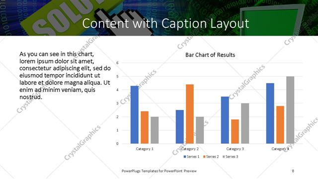 Content with Caption presentation slide layout