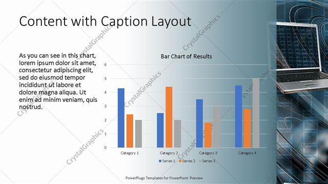 Content with Caption presentation slide layout