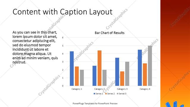 Content with Caption presentation slide layout