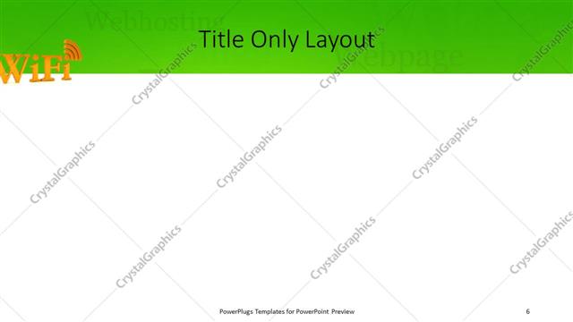 Title Only presentation slide layout