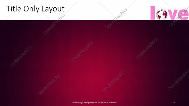 Title Only presentation slide layout