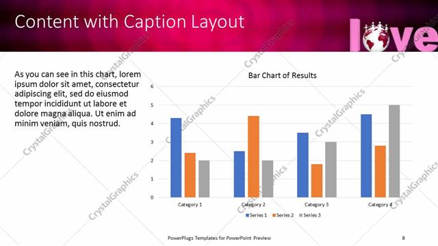 Content with Caption presentation slide layout