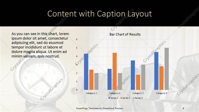 Content with Caption presentation slide layout