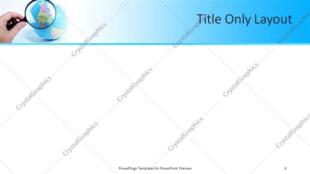 Title Only presentation slide layout