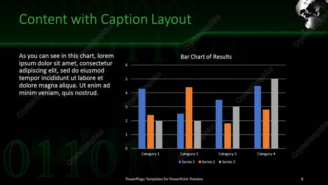 Content with Caption presentation slide layout