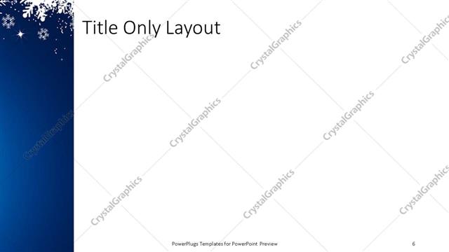 Title Only presentation slide layout