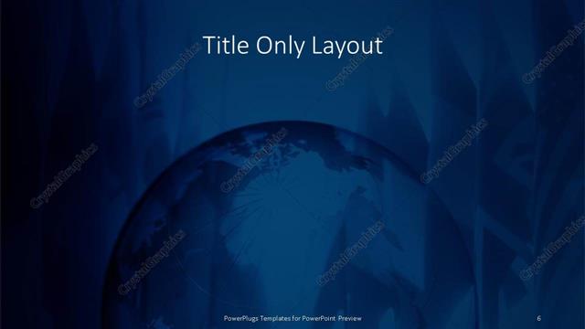 Title Only presentation slide layout