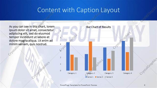 Content with Caption presentation slide layout