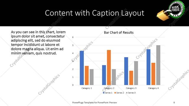 Content with Caption presentation slide layout