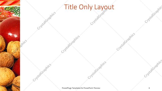 Title Only presentation slide layout