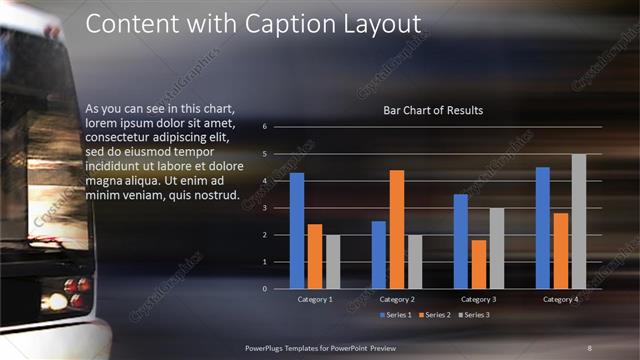 Content with Caption presentation slide layout