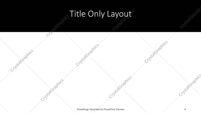 Title Only presentation slide layout