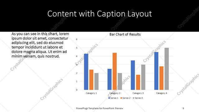 Content with Caption presentation slide layout