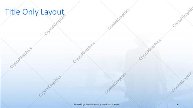 Title Only presentation slide layout