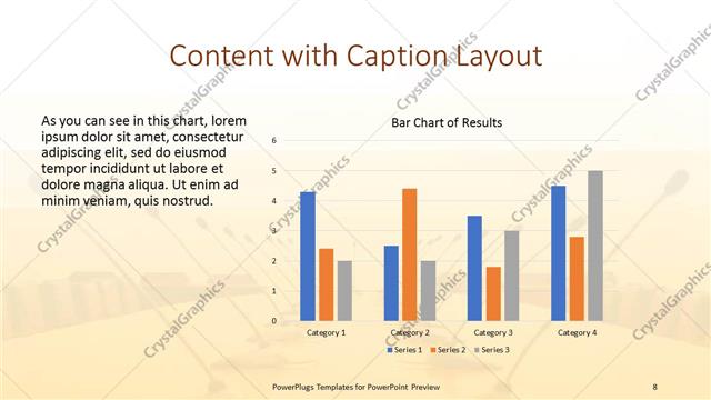 Content with Caption presentation slide layout