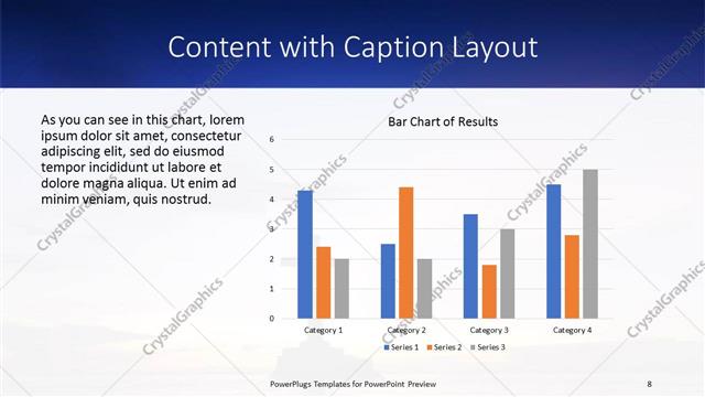 Content with Caption presentation slide layout