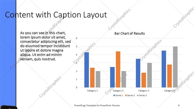 Content with Caption presentation slide layout
