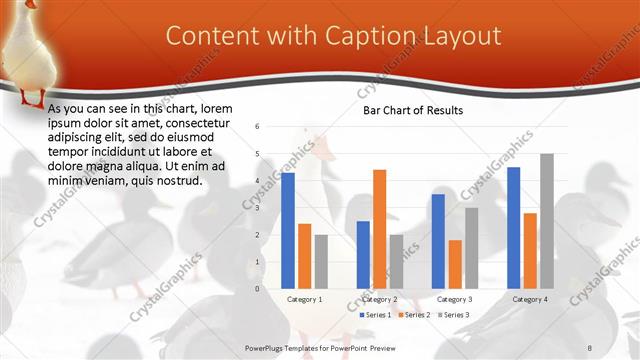 Content with Caption presentation slide layout