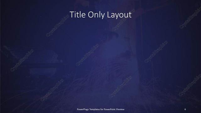 Title Only presentation slide layout