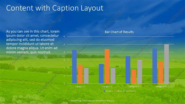 Content with Caption presentation slide layout