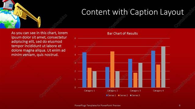 Content with Caption presentation slide layout