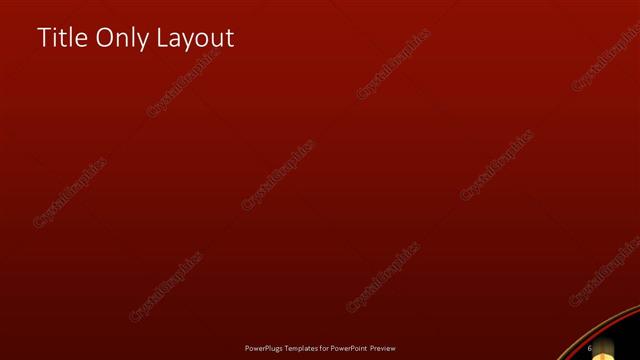 Title Only presentation slide layout