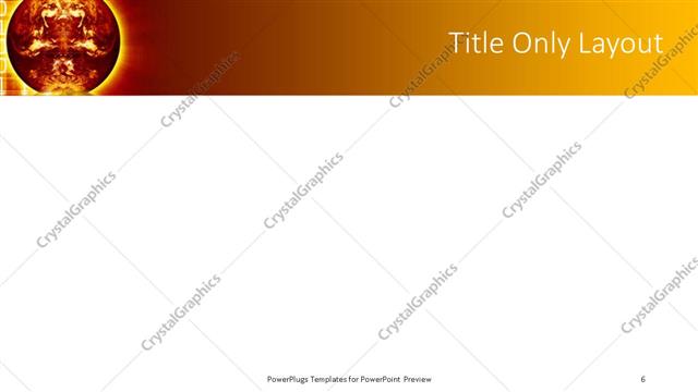 Title Only presentation slide layout