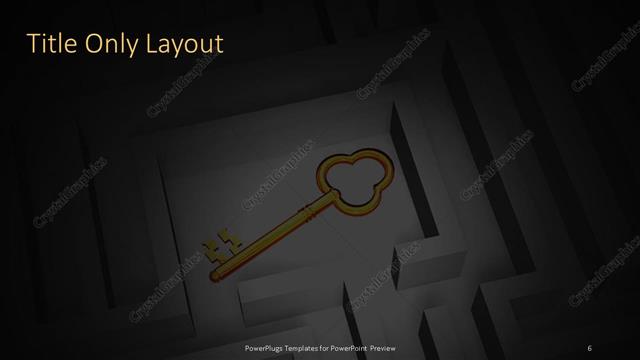 Title Only presentation slide layout