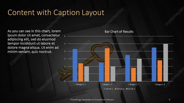 Content with Caption presentation slide layout